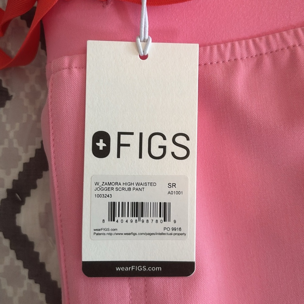 NWT sunrise pink Zamora high waisted jogger - Picture 2 of 2